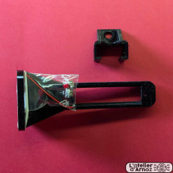 Impression 3D lance bille avec bouton Noir